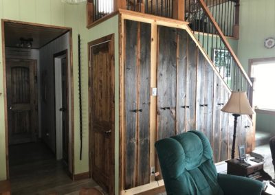 Stairs leading to the second floor